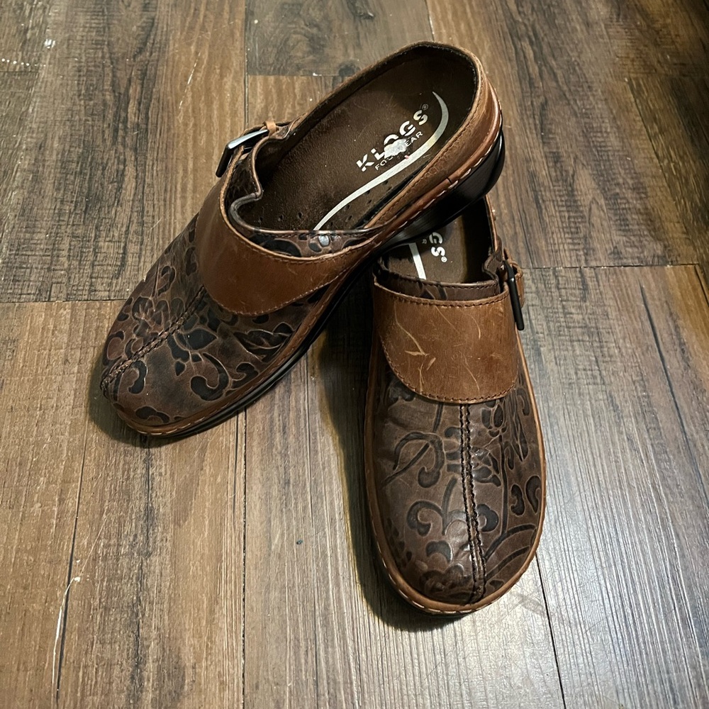 Klogs brand brown slip on shoes. New without tags.